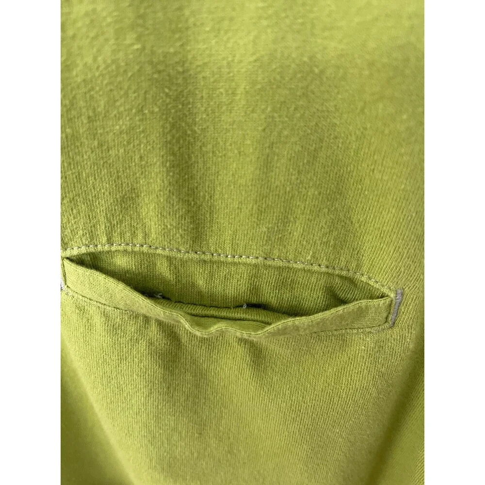 Banana Republic Men's Green Short Sleeve One Button Polo Shirt Size M